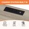 Farmhouse Style TV Cabinet Dresser with Outlet for Bedroom Living Room for 32/40/48/50 Inch TV